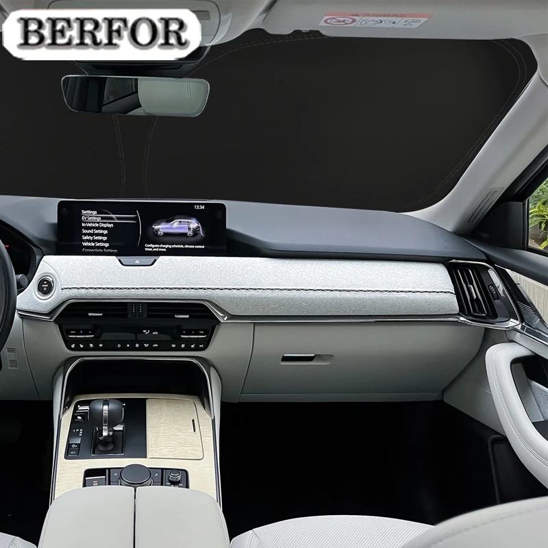 

For Mazda CX60 CX-60 CX 60 2022-2023 Car Nano-Insulat Windshield Sunshade Front Window Sun Shade Visor Auto Interior Accessories