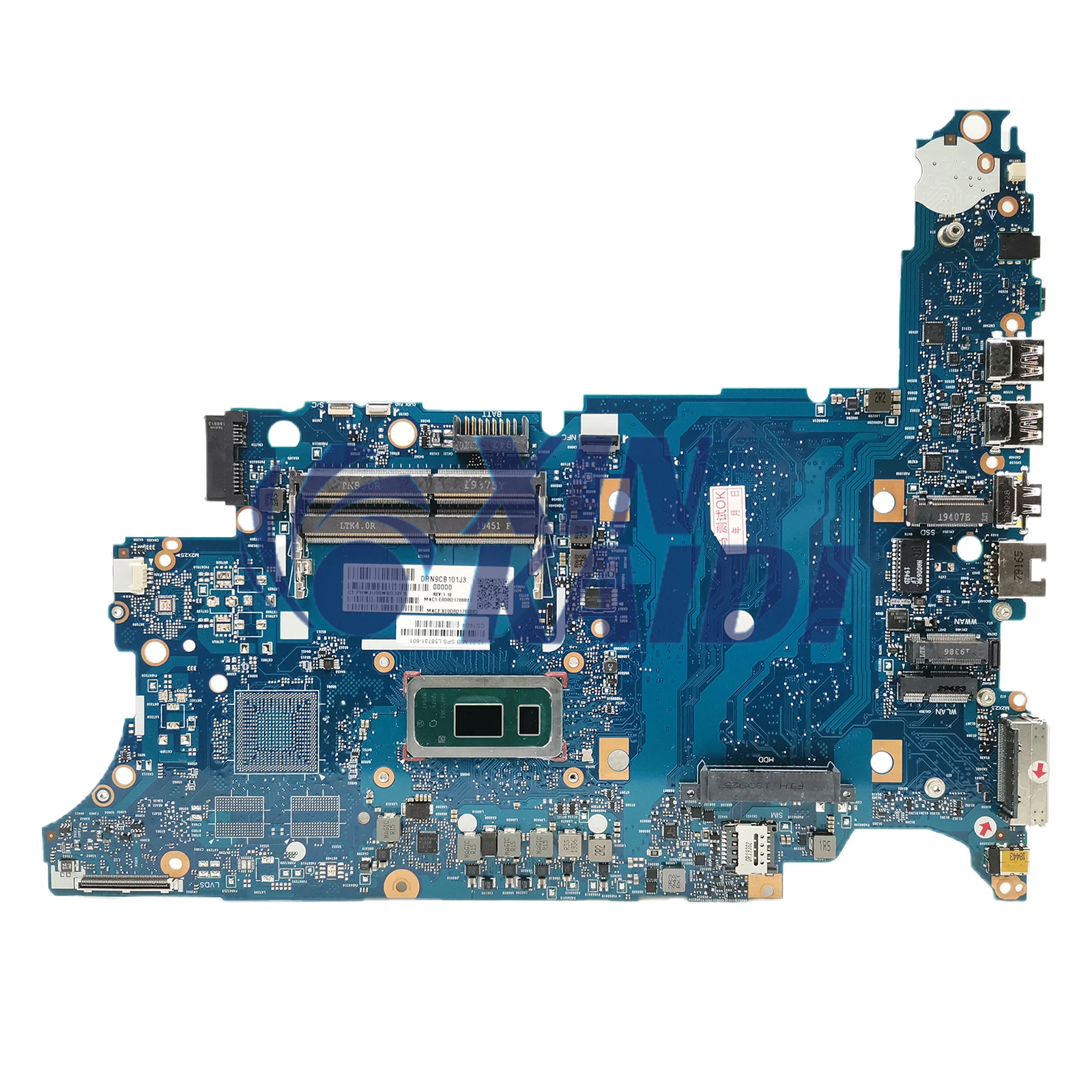 สําหรับ HP Probook 650 G5 Mainboard 6050A3028501 i5 i7 8th Gen L58731-601 L58733-601 001 แล็ปท็อปเต็มทดสอบ 650-G5