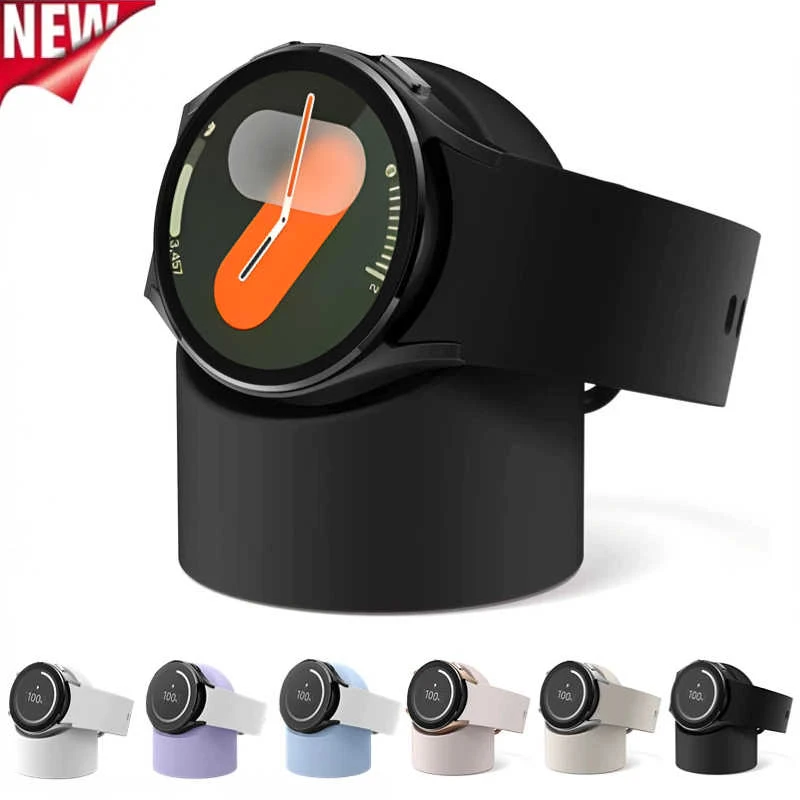 Suporte de carregamento de silicone para samsung galaxy watch 5 pro suporte de carregamento assento de armazenamento para samsung galaxy 3 4 5 40mm 44
