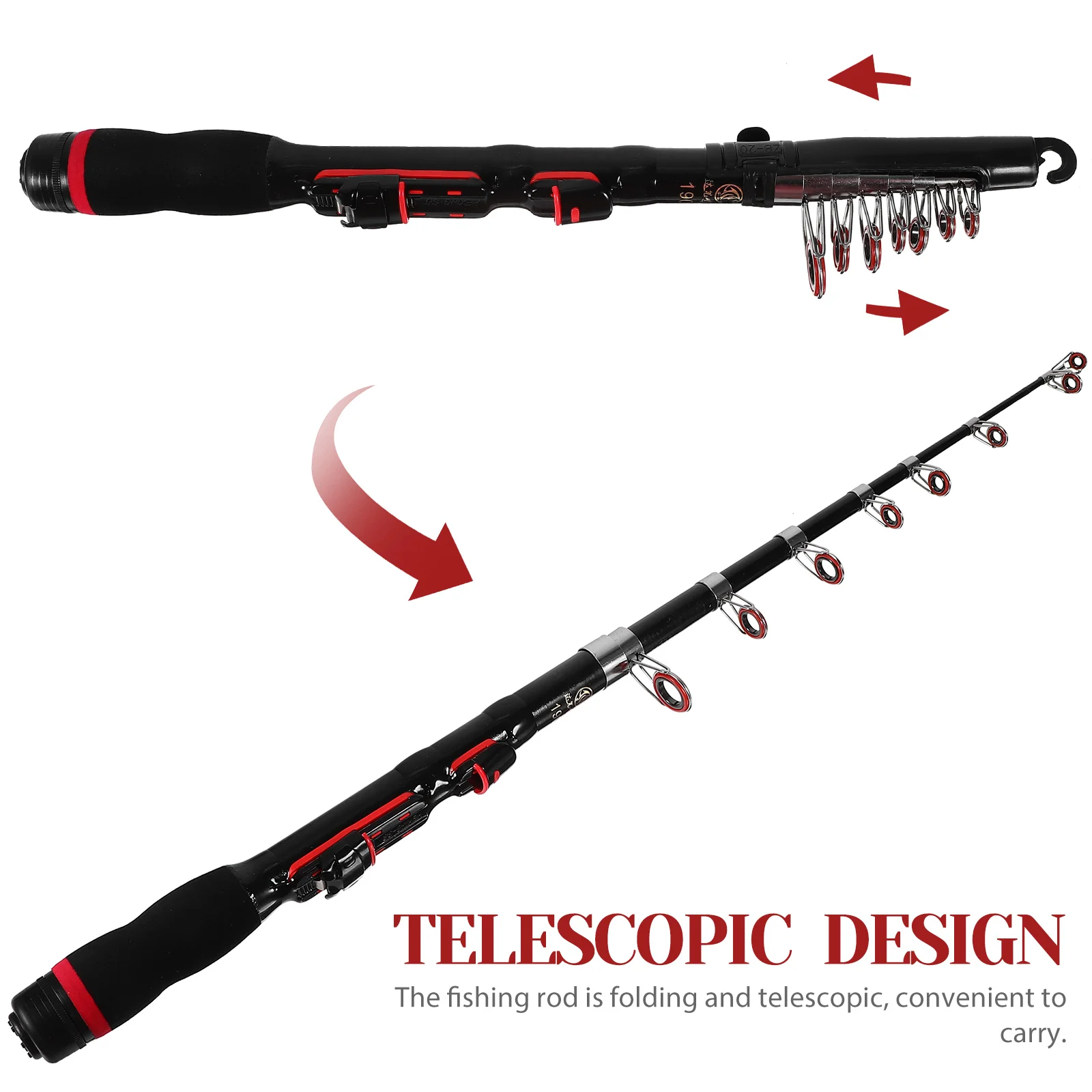 Portable Fishing Accessory Telescopic Rod Poles for Lover Folding Suplies Bass Lures Retractable