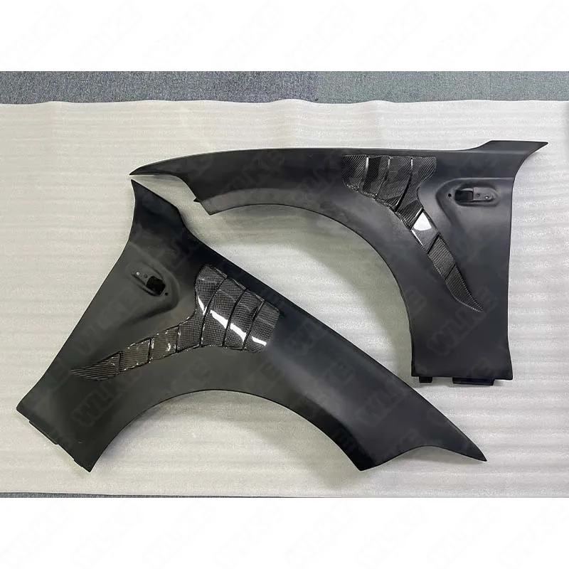 

Unpainted Fiberglass (Carbon Fiber Vent) Front Fenders for BMW M2 F87 2016-2021