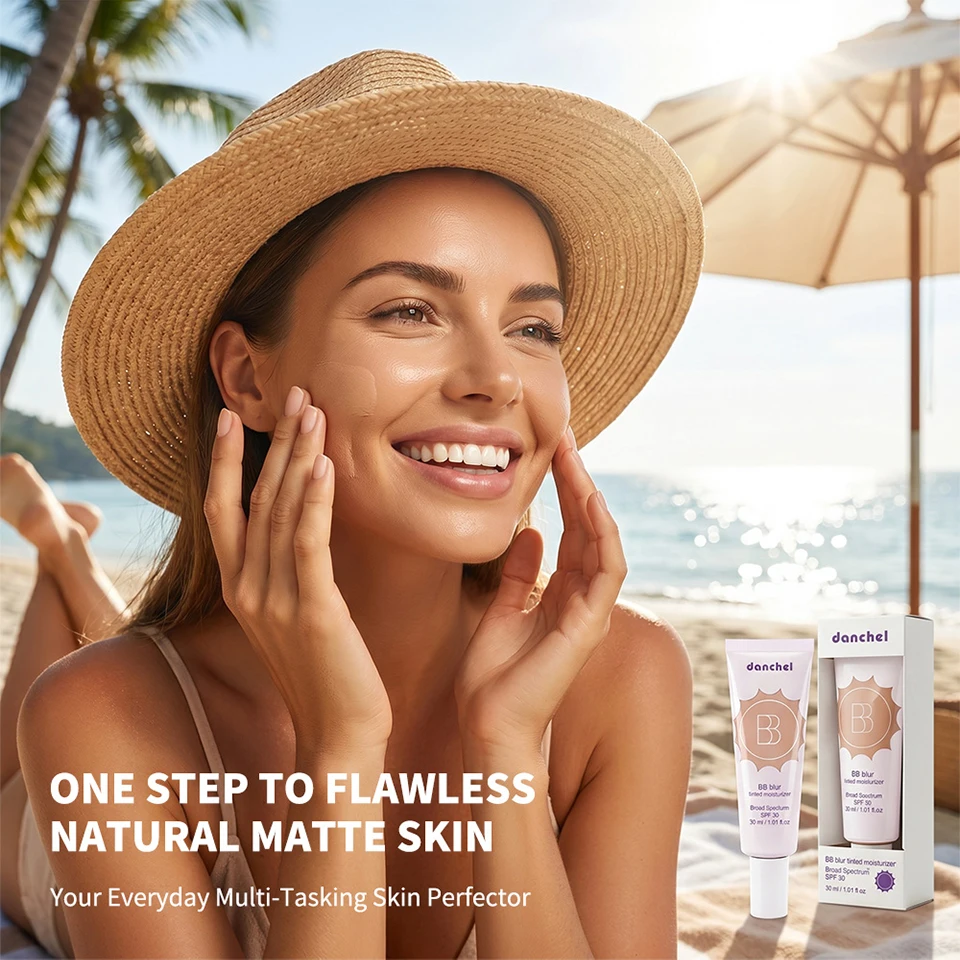 SPF30 BB Blur Tinted Moisturizer Medium Coverage Even Skin Tone Lightweight Sun Protection Face Makeup S1510c72cc40e47a18bf813f9f63da5df5