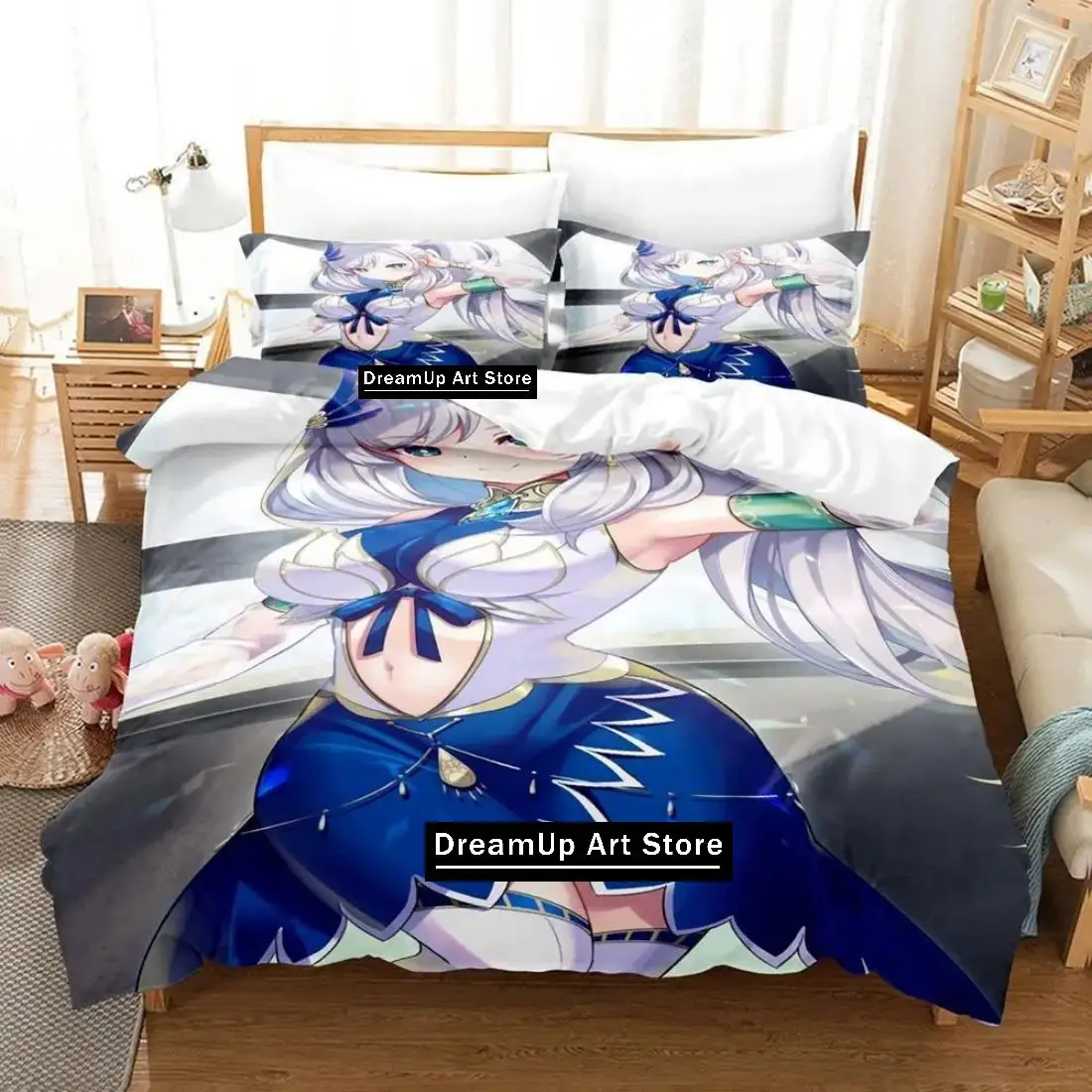 3D Print Fashion Anime Pavolia Reine Bedding Set Boys Girls Twin Queen Full Size Duvet Cover Pillowcase Bed Adult Bedroom