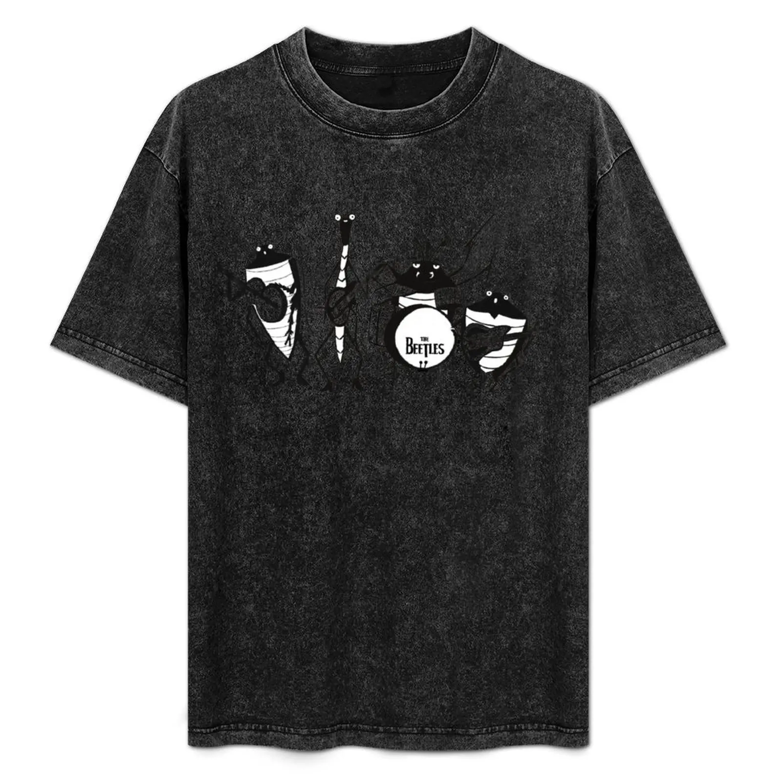

Beetles band T-Shirt Fashion Print Casual Short Sleeve