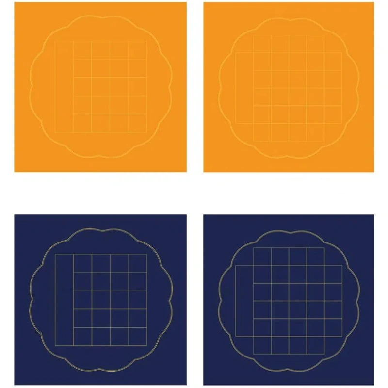 Brush Calligraphy Half Ripe Rice Papre Soft Card Small Regular Script Rice Paper Creative Gridding Xuan Paper Art Supplies