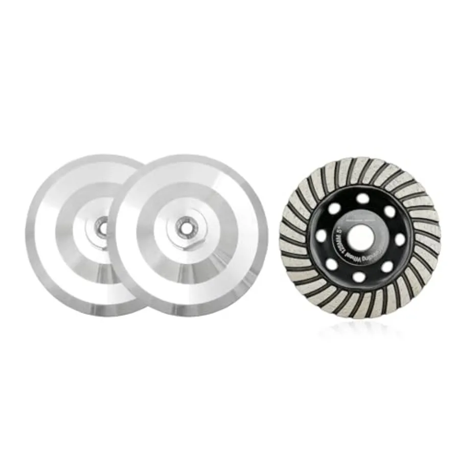 

5 Inch Backer Pad or Backing pad of Aluminum Body with 5/8-Inch-11 Thread for Diamond Pads 2-Pack