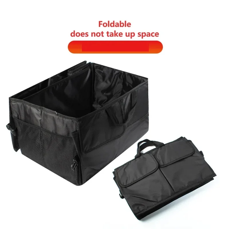 Foldable Large‑Capacity Car Trunk Storage Box, Wear‑Resistant Multi‑Purpose Organizer for Car Camping Picnic Home Use