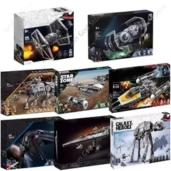 Droid Gunship Building Blocks Space Wars Alien Robot Gunship Compatible Fighter Set Building Blocks Model Toy For Kid Gift