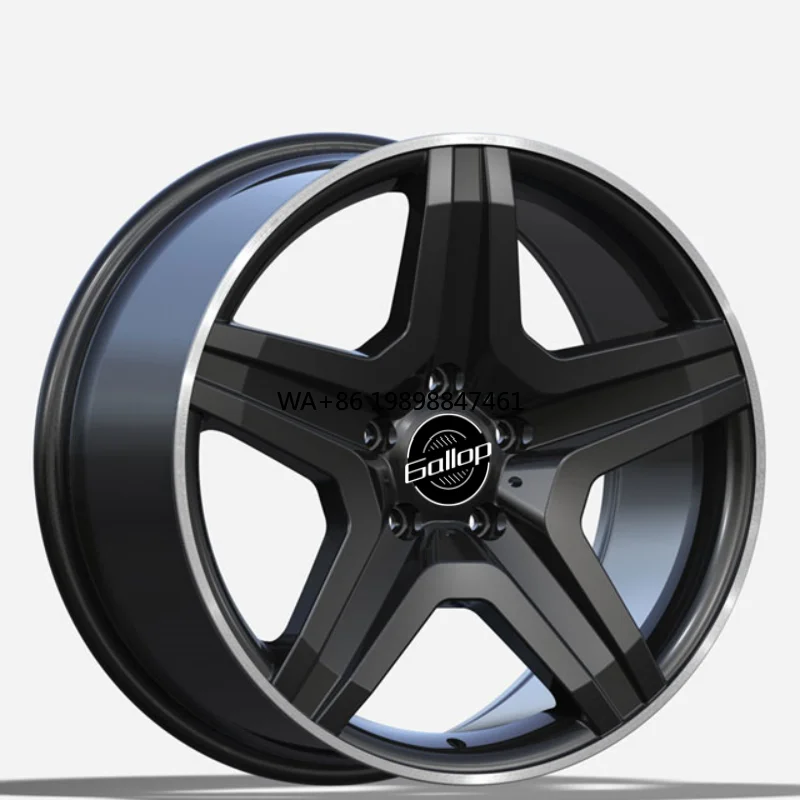 

Gallop New 20/21 Inch Black Aluminum Alloy Wheels PCD5*112 ET40mm Machine Face for ML250/GLE53/GLS350/GL63/ML550/GL550