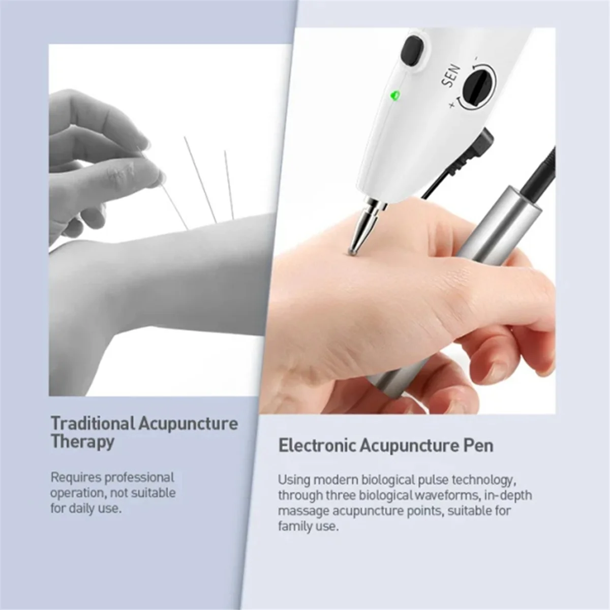 Acupuncture Point Stimulator Piezo Pen Massage Device Acupoint Meridian Therapy Diagnosis Machine Without Needles(508A)