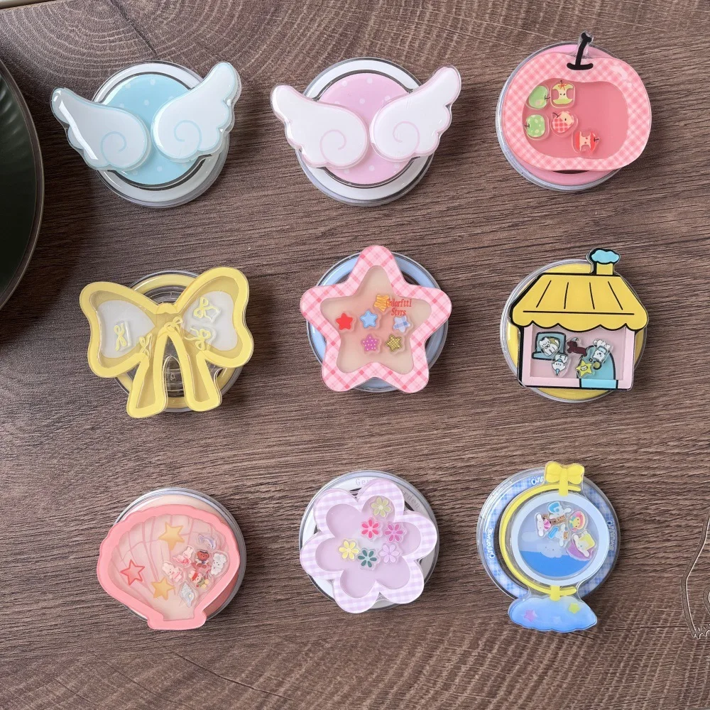 

Мультяшная музыка-качалка, цветок, милое мультяшное изображение, подходит для магнитного кронштейна Magsafe, мобильного настольного всасывания для iPhone 17,