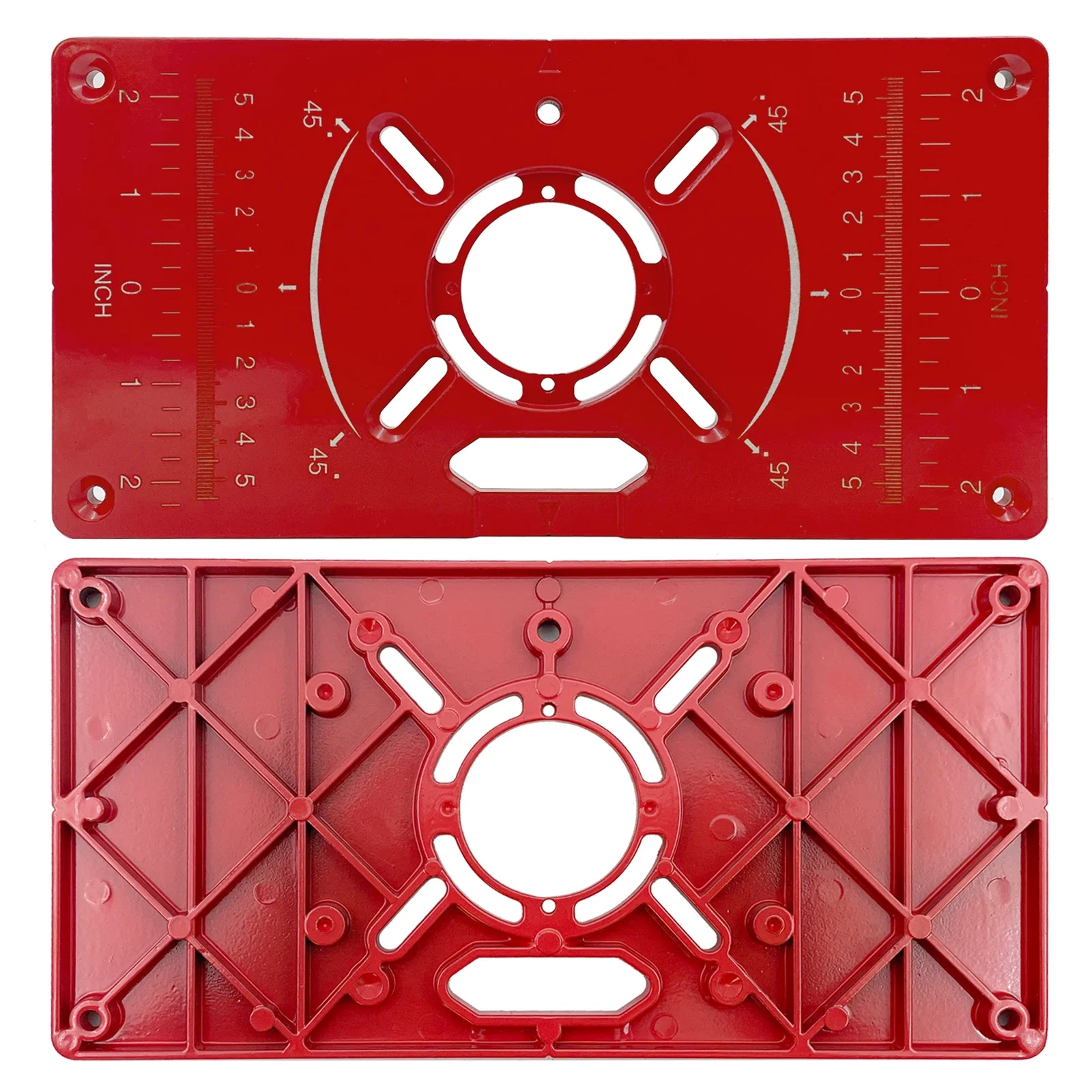 Placa de inserción de mesa de enrutador Carpinte, bancos de carpintería, modelos de recortadora de madera de aluminio, fresadora de grabado con