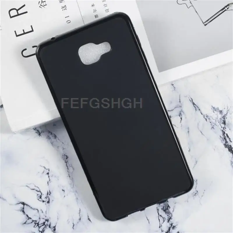 Anti-knock Soft TPU Phone Case For Samsung Galaxy A9 Pro 2016 A910 A9100 A910F SM-A910F Silicone Cover Bumper Tempered Glass