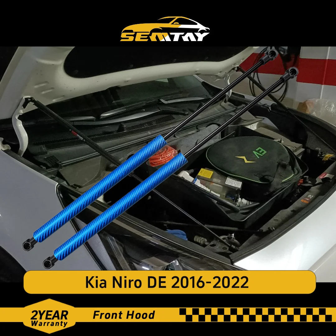 

Стойки капота SEMTAY для Kia Niro DE 2016-2022, вспомогательные пружинные амортизаторы, поддерживающие автомобильный аксессуар