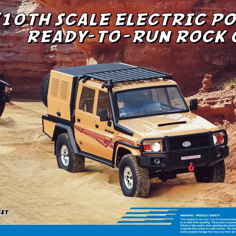 

RGT EX86160 LAND COMMANDER LC79 4WD 1/10 RC Electric Remote Control Model Car Off-Road Crawler Adult Children Toys