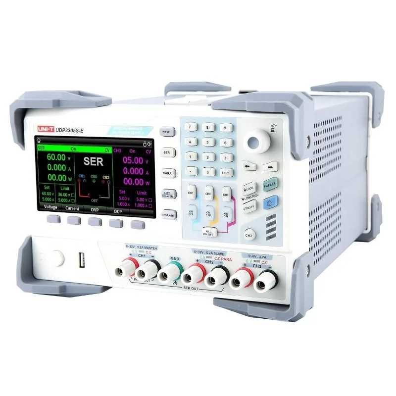 UDP3305S-E مصدر طاقة مختبر DC خطي قابل للبرمجة مع 4 قنوات، دقة إعداد الجهد الحالي #3