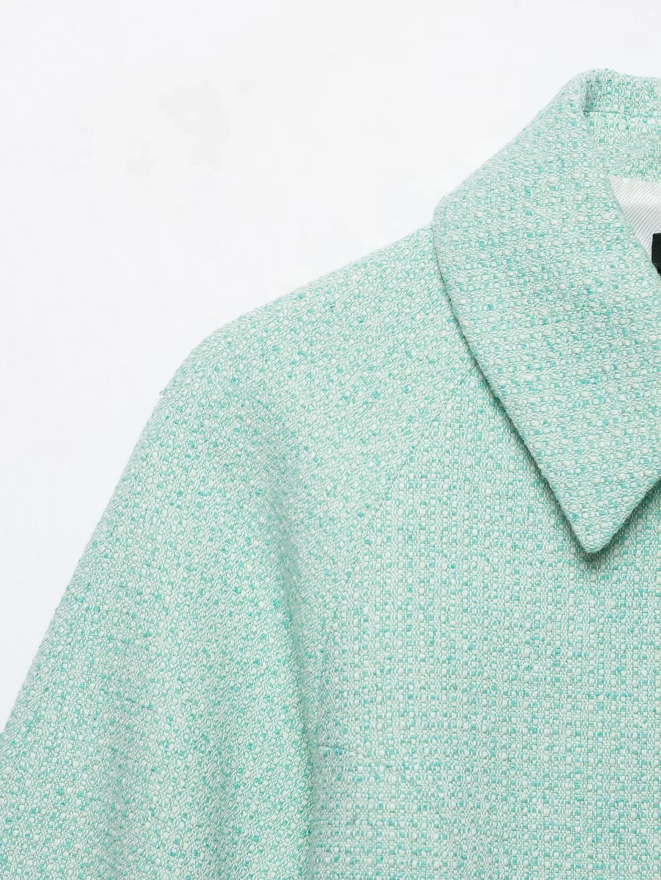 Damen Kurzjacken Casual Revers Reißverschlüsse Langarm Schlanke Damenmäntel Mode 2026 Herbst Winter Damen Streetwear – Detail 10