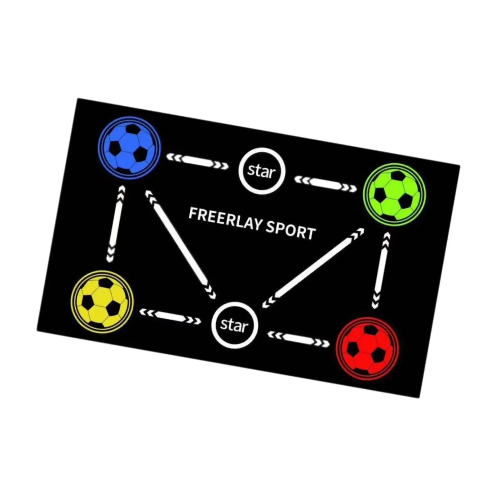 Voetbaltrainingsmat Praktische antislip voetbalbeheersingsmat voor kinderen thuis