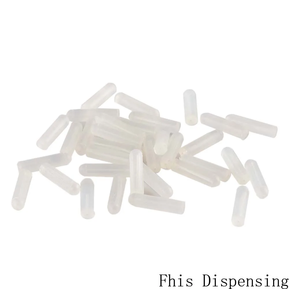 

Pack of 100 Silicone Cap ID 0.51mm OD 3.55mm Length 12.7mm Suitable for 25G Dispensing Needle