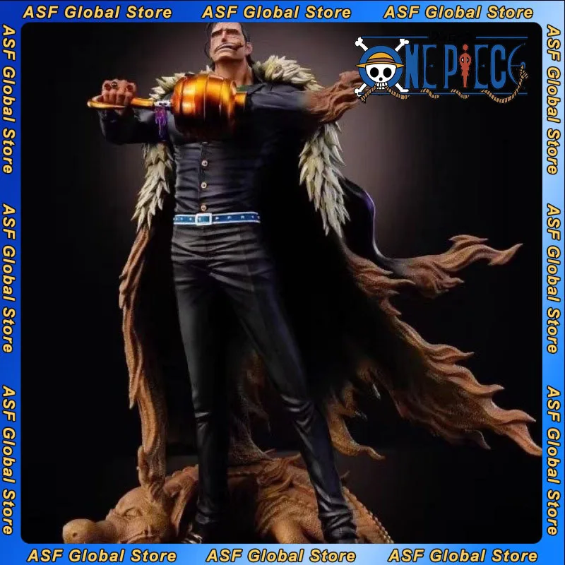 

New 29cm ONE PIECE Sir Crocodile Anime Figure Pvc Model Desktop Decoration Statue Peripherals Ornaments Birthday Gifts Toys Kids