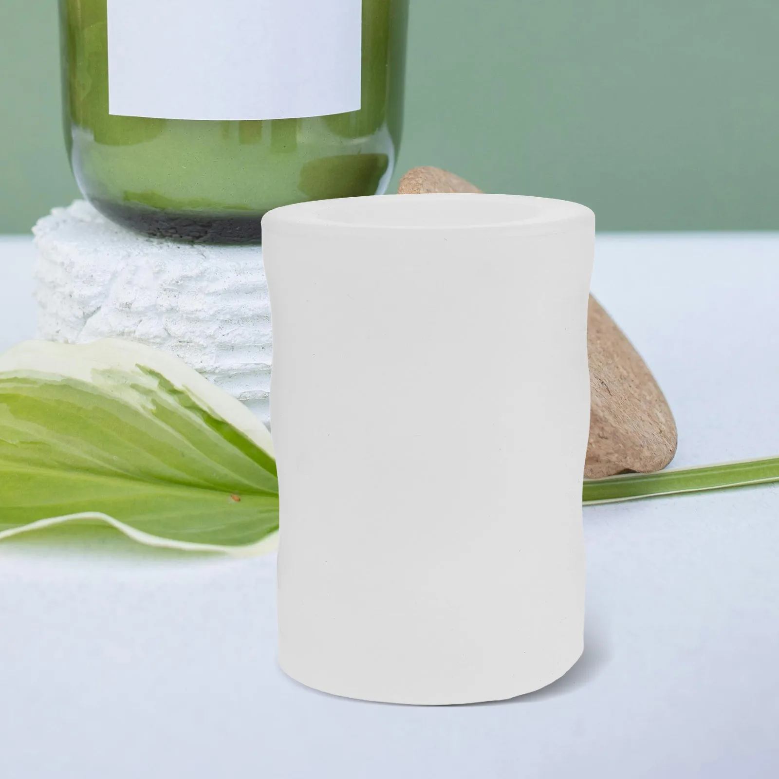 

Bamboo Pen Holder Silicone Mold Creative DIY Resin Casting Round Mold for Desk Organizer Jewelry Box Holder Trinket