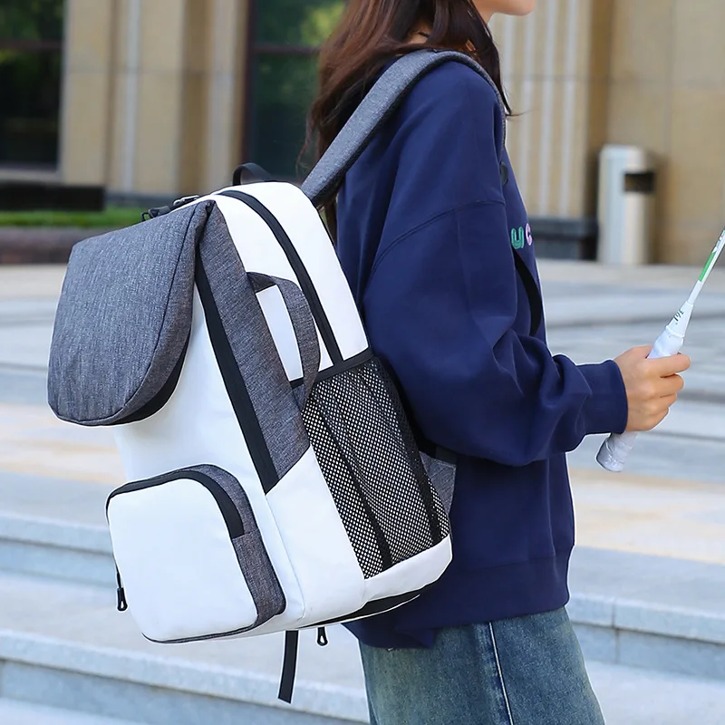 Portable Tennis Racquet Backpack Mini Tablet Storage Squash Badminton Racket Bag 2 Usages Foldable Shoes Compartment Tennis Bags view 5