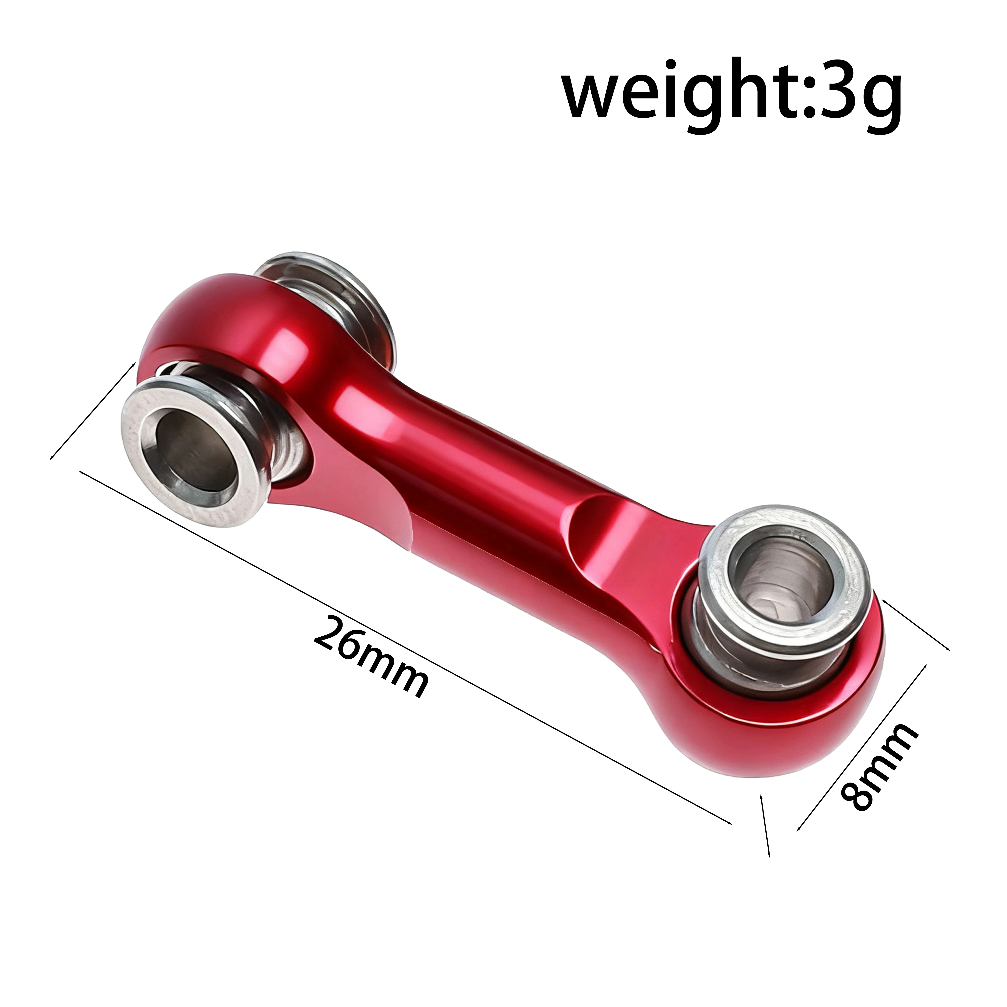 7075 Aluminum Steering Drag Link High Strength Upgrade Parts Fit Traxxas Mini Maxx Mini XRT Mini Slash Mini Rally RC Truck Mod A view 2