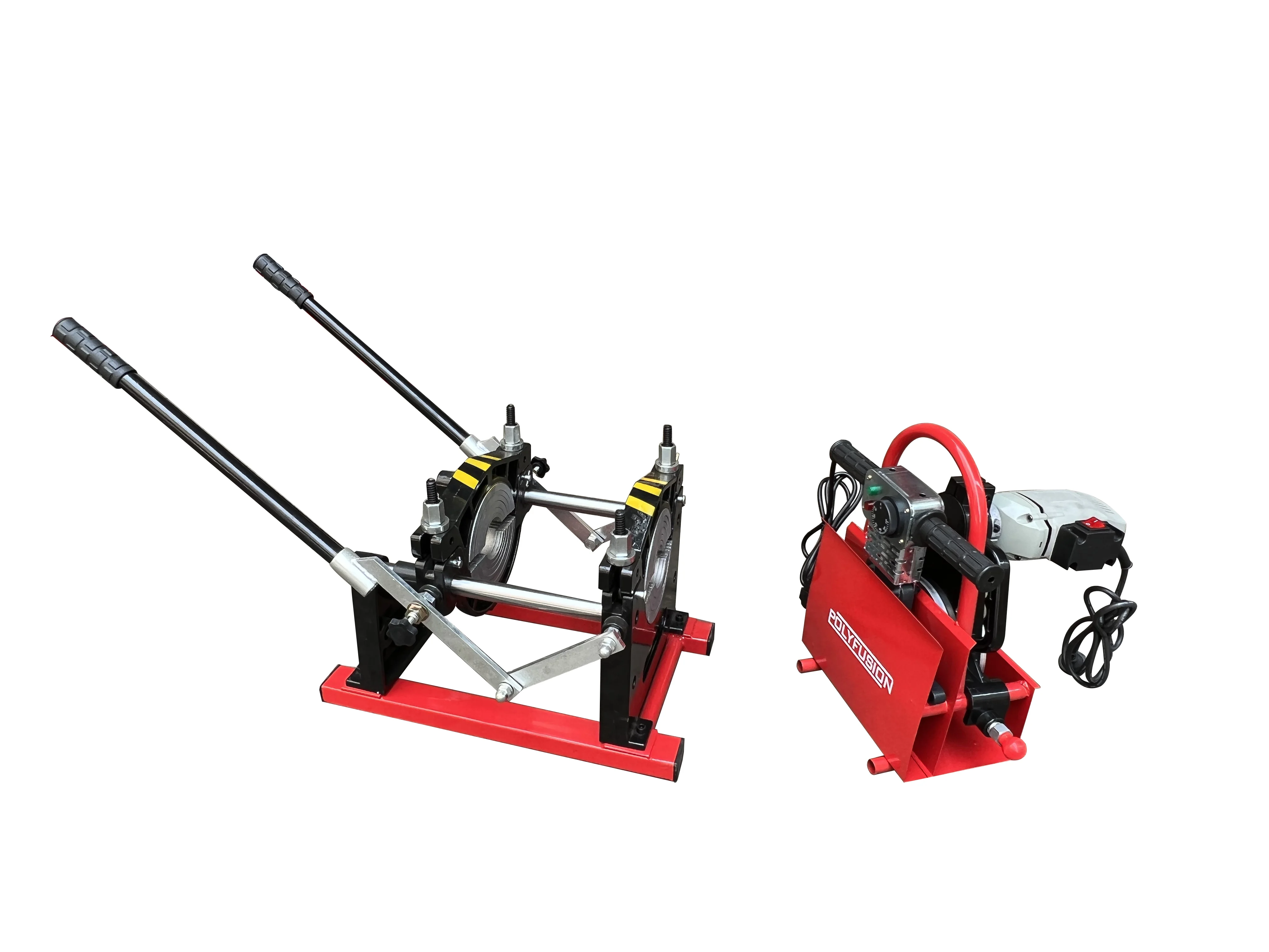 High-quality  PFT Manual Butt Welding Machine Hand-pushed Single and Double Column Butt Welding Machine HDPE Pipe Machine