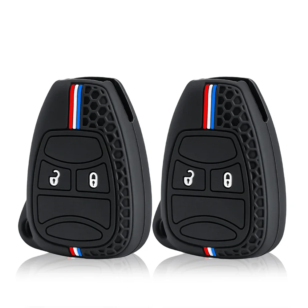 For Dodge Avenger Caliber Cool Bo For Jeep Grand Cherokee Compass Patriot For Chrysler 300c Voyager PT Cruiser Key Case Cover