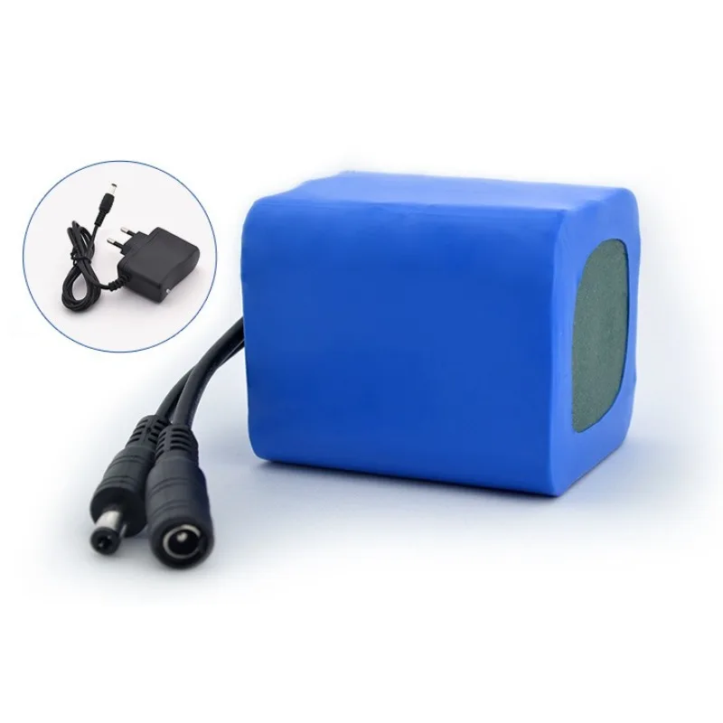 بطارية جديدة عالية الجودة قابلة للاستبدال 12 فولت 4500 مللي أمبير في الساعة 18650 قابلة لإعادة الشحن 3S3P BMS 12.6 فولت لبطاريات Vyslo De Pêche De Grande Capacité