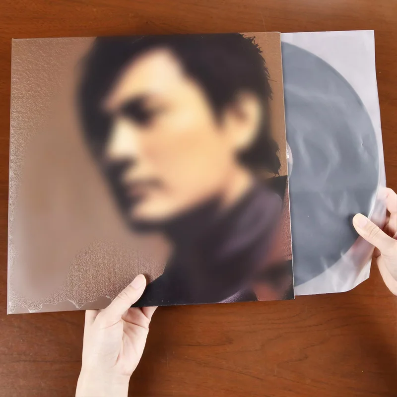 50 STKS 12 "Antistatische Vinyl Record Protector Binnenmouwen Record Beschermende Opbergzakken Vinyl Record Innerlijke Plastic Doorzichtige Zakken