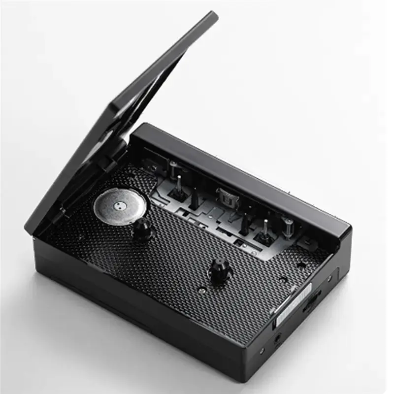 

Черный ретро стерео кассетный плеер кассетная лента музыкальный аудио автоматический реверс с Bluetooth