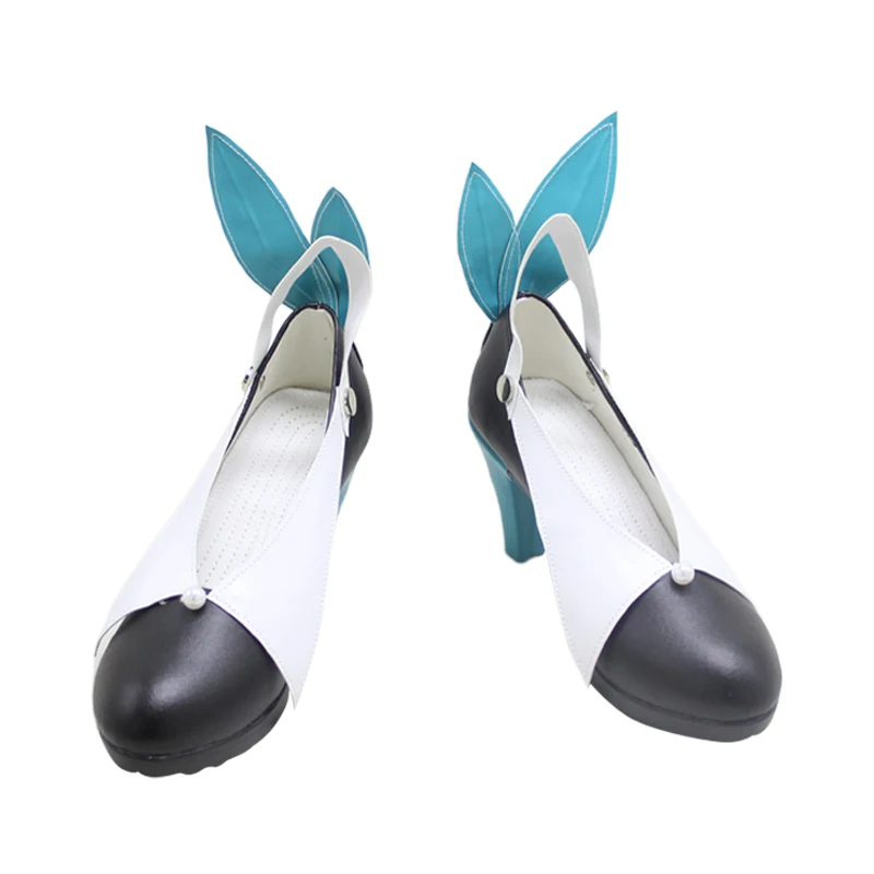 ミクモ・ギュネマー コスプレ靴 アニメコスプレ小道具アクセサリー レッド PU レザーシューズ ハロウィンカーニバルブーツ カスタムメイド