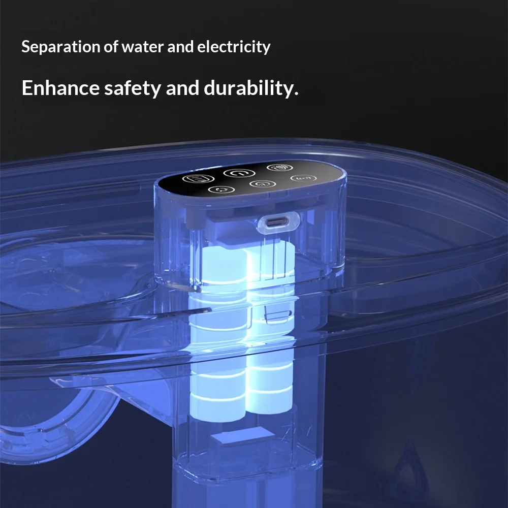 Fuente de agua automática con acero inoxidable 304 para gatos y perros - imagen 2