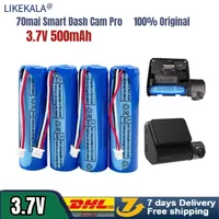 Original 3.7V 500mAh Li-ion Battery For 70mai Smart Dash Cam Pro A550 A550S A800 Midrive D02 HMC1450 Replacement Battery 3-wire