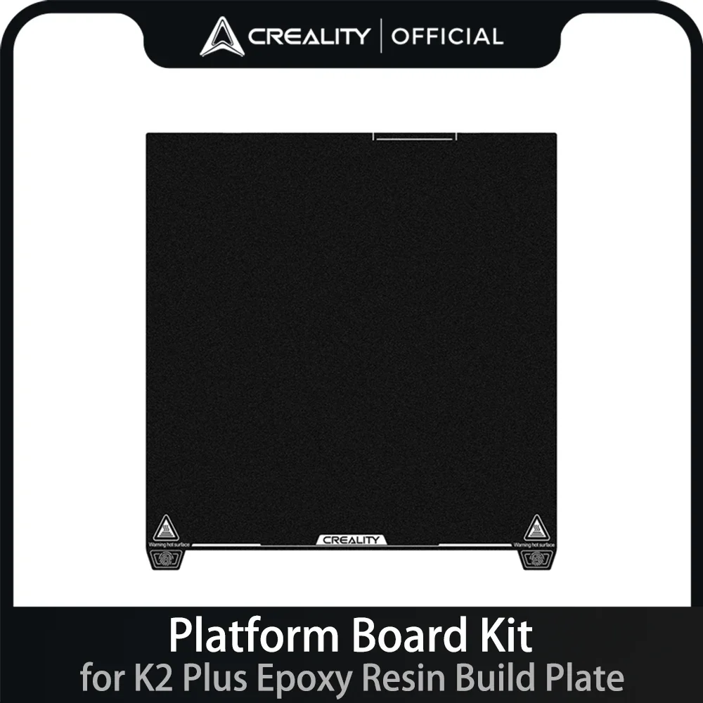 Creality K2 Plus Epoxy Resin Build Plate Excellent Adhesion High Flatness 370 x 370mm Wear Resistance 3D Printer Accessories