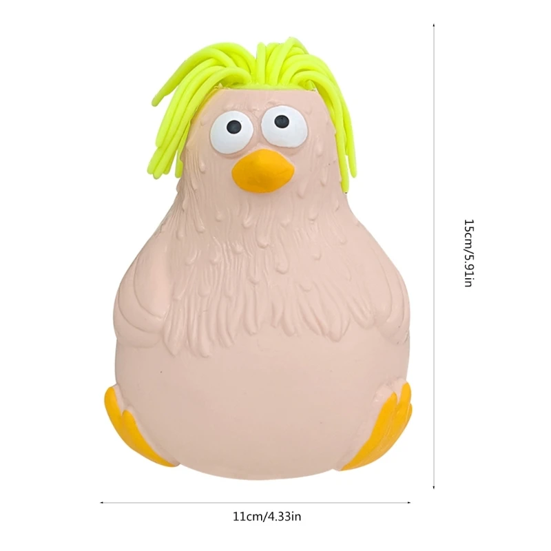 Squeezable Toy Chicken Soft Toy Office Antianxiety Toy Home Decors