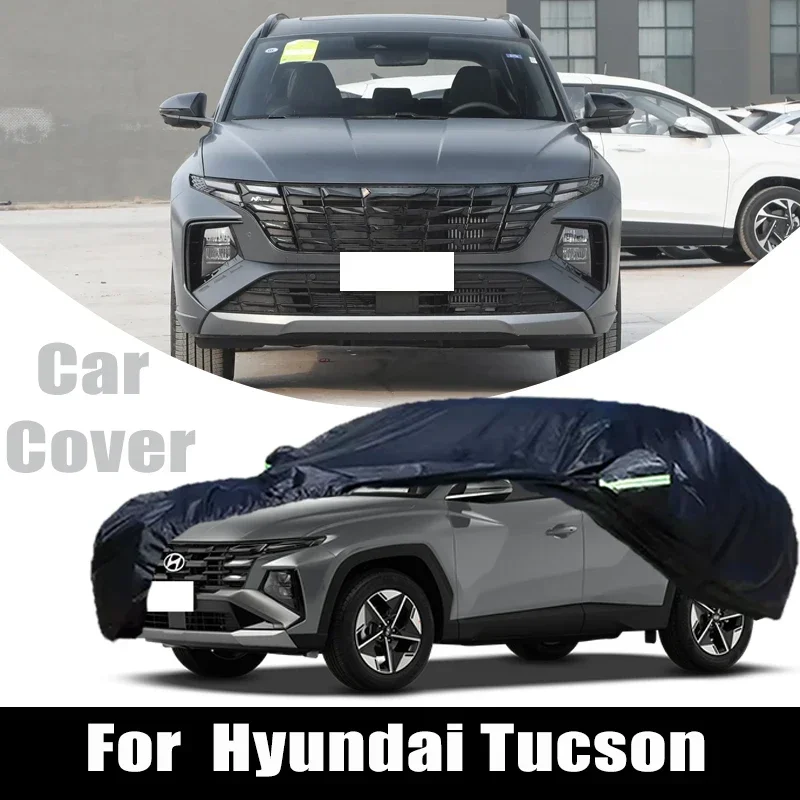 For Hyundai Tucson Outdoor Protection Full Car Covers Snow Cover Sunshade Waterproof Dustproof Exterior Protection