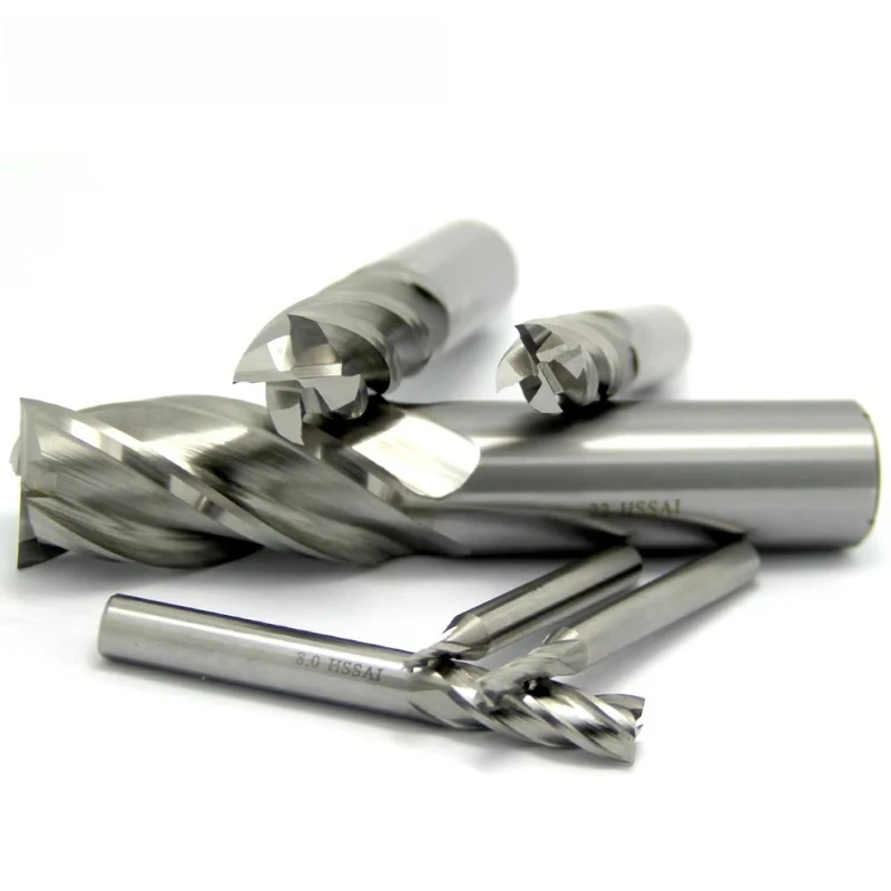 

Концевые фрезы из высокоскоростной стали M2, 4 канавки, высокопроизводительная фреза премиум-класса