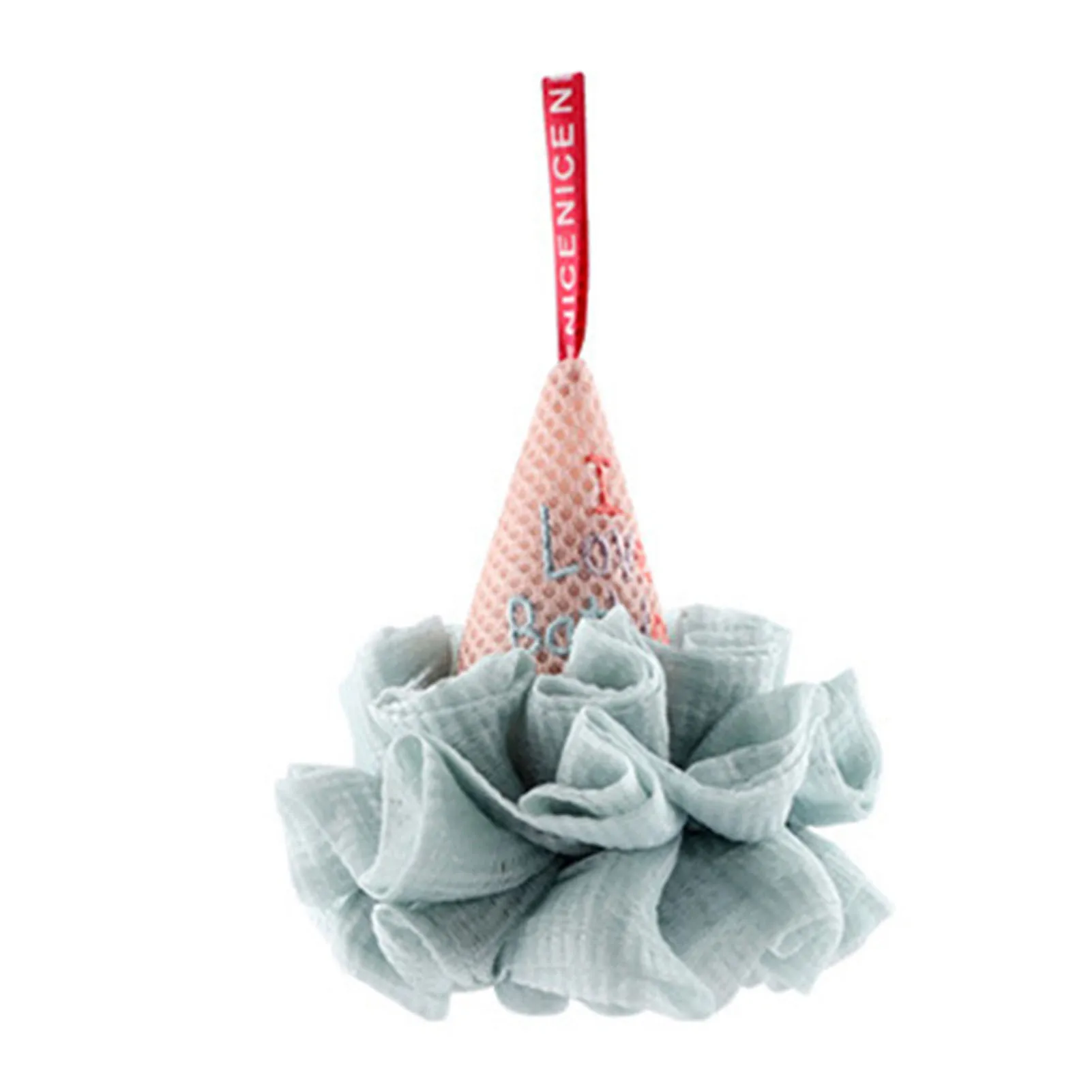 Bath Puff Shower Sponge Bath Ball  Ice Cream Shape Design For Home Bathroom image 5