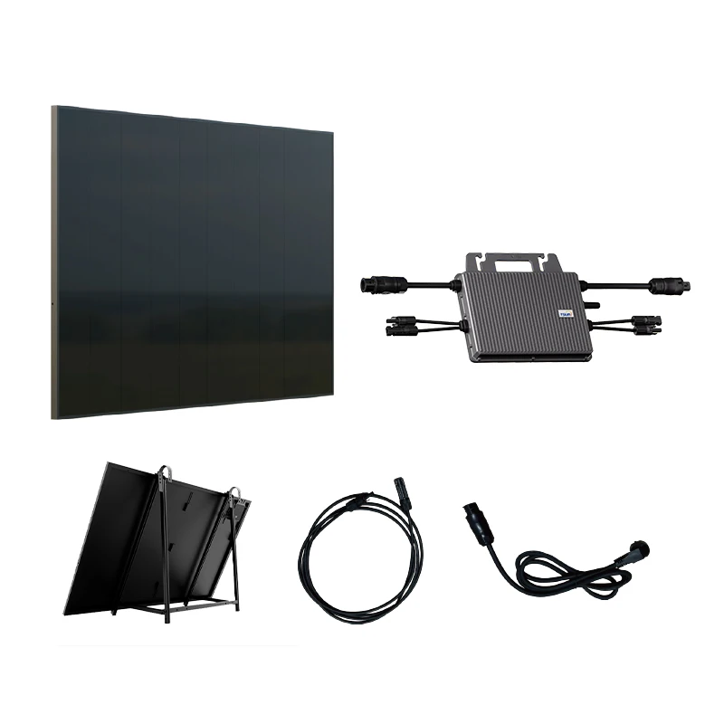 700W 800W Smart Grid Tie Solar Micro Inverter Power Line Communication MPPT Tracking Balcony Rooftop Plug And Play PV System