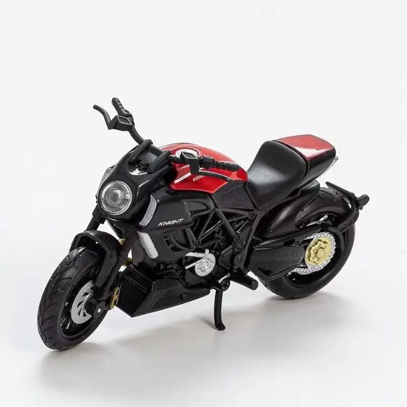 1: 18 Simulation Alloy Motorcycle Model Ornament Cool Motor Racing Finger Motobike Classic Collection Boy Children Birthday Gift