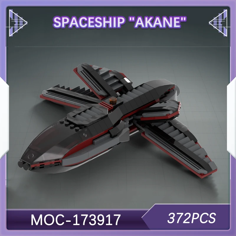 

372 шт. MOCS космический корабль «Акана» строительные блоки научная фантастика инновационная космическая концепция истребитель реактивный космический корабль креативные ПОДАРКИ MOC- 173917