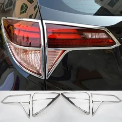 For Honda Vezel HR-V 2014-2018 Chrome external Accessories Car Headlight Tail Light Front Rear Fog Light Auto Door Handle Cover