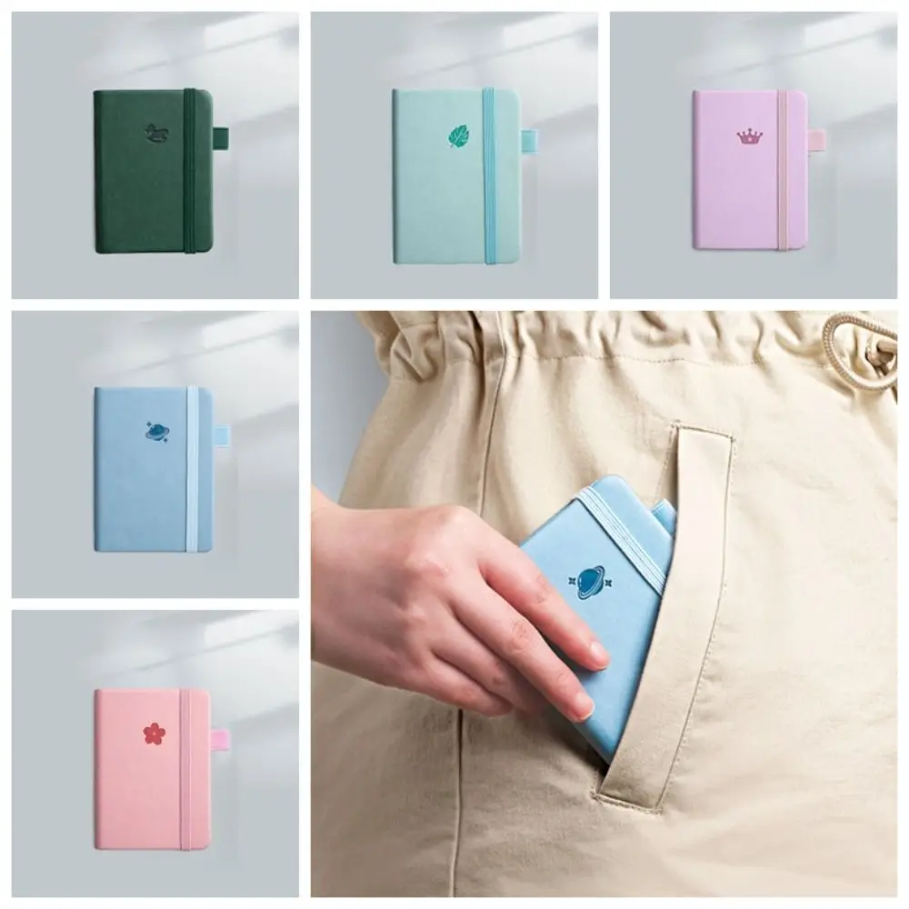 Portable Memo Diary Planner A7 Mini Notebook Agenda Organizer Diary Notebook Pocket Notepad Thickening Word Book Office Supply