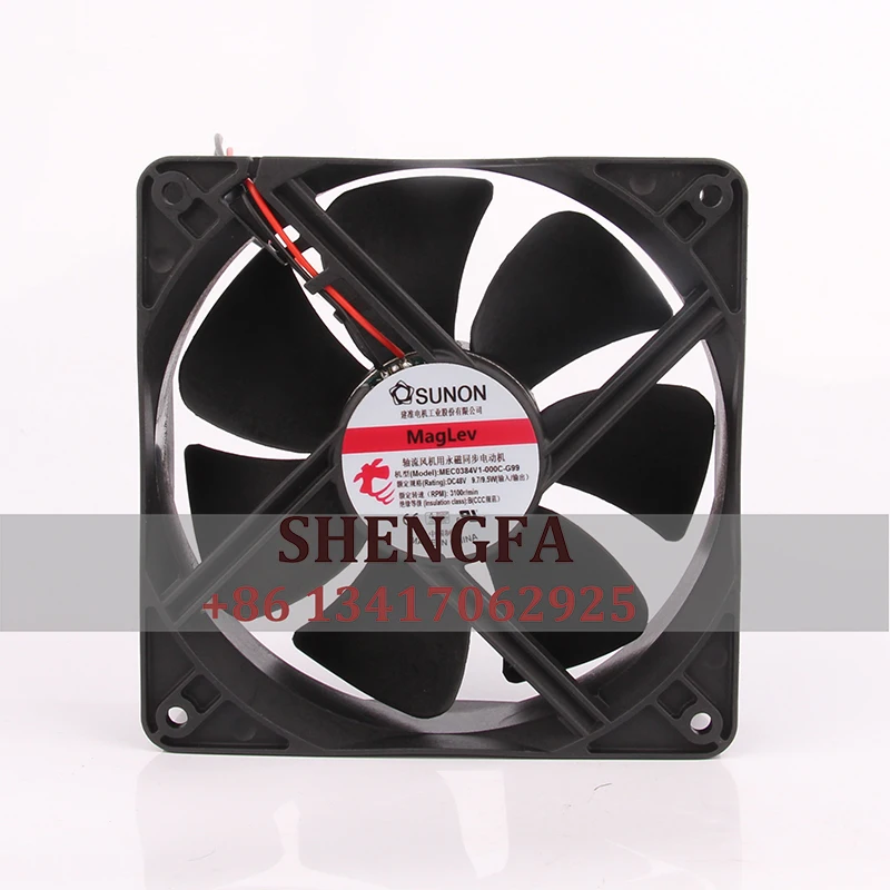 

SUNON Case Cooling Fan MEC0384V1-000C-G99 120*120*38MM 48V 0.38A 9.7/ 9.5W high airflow cooling fan