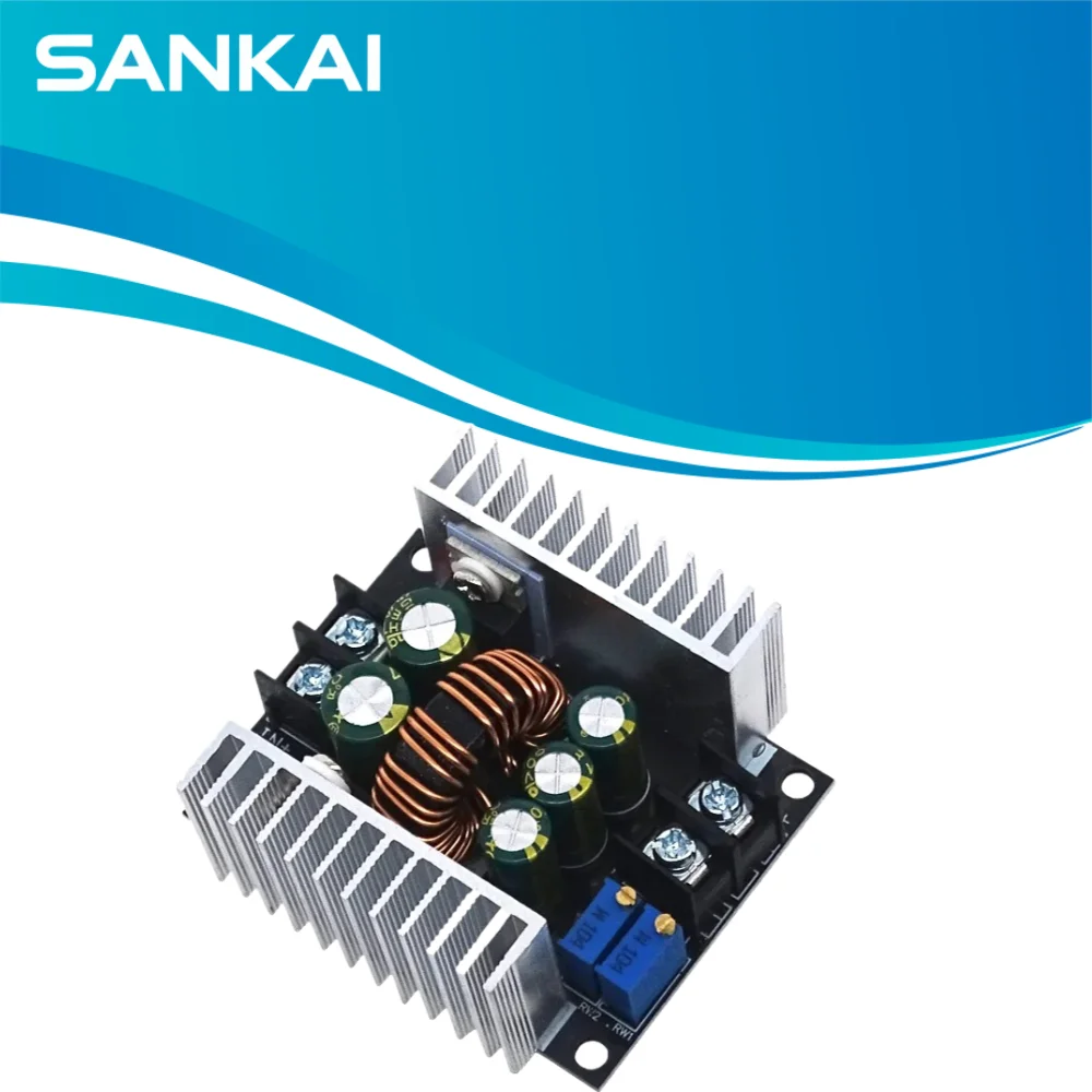 300W 20A Step Down Module 6-40V to 1.2-36V, Constant Current LED Driver, Dual MOSFET 75V/80A