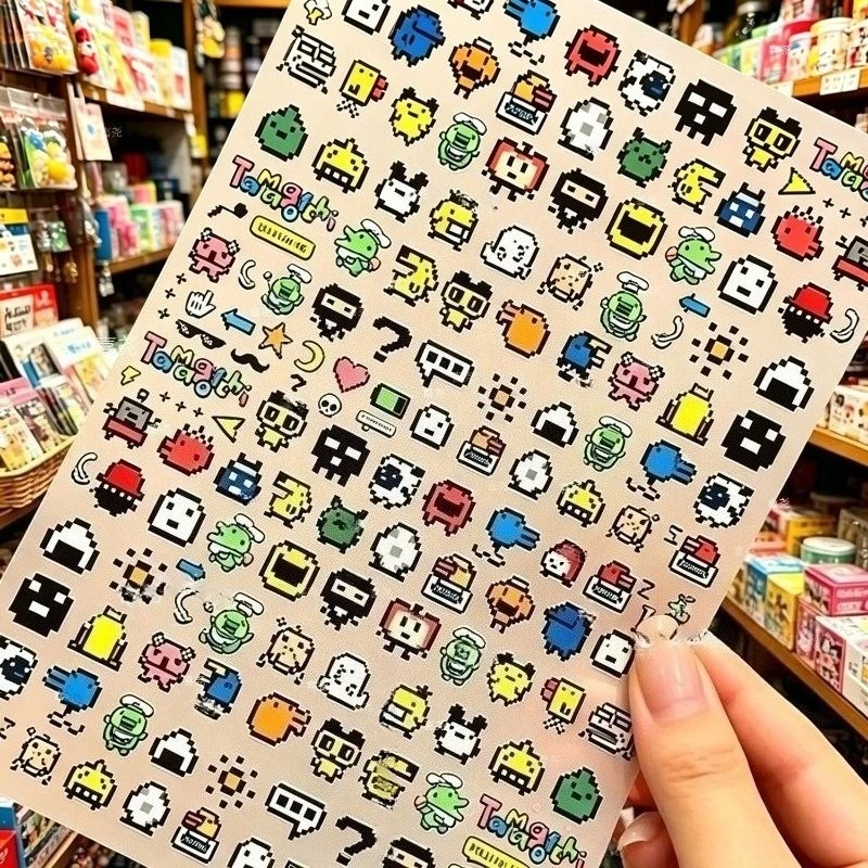 Neue Bandai Tamagotchi Mametchi Nagelkunst-Aufkleber DIY Handyhülle Wasserfeste Klebeetiketten Cartoon Niedliche Exquisite Dekorative Aufkleber – Detail 2