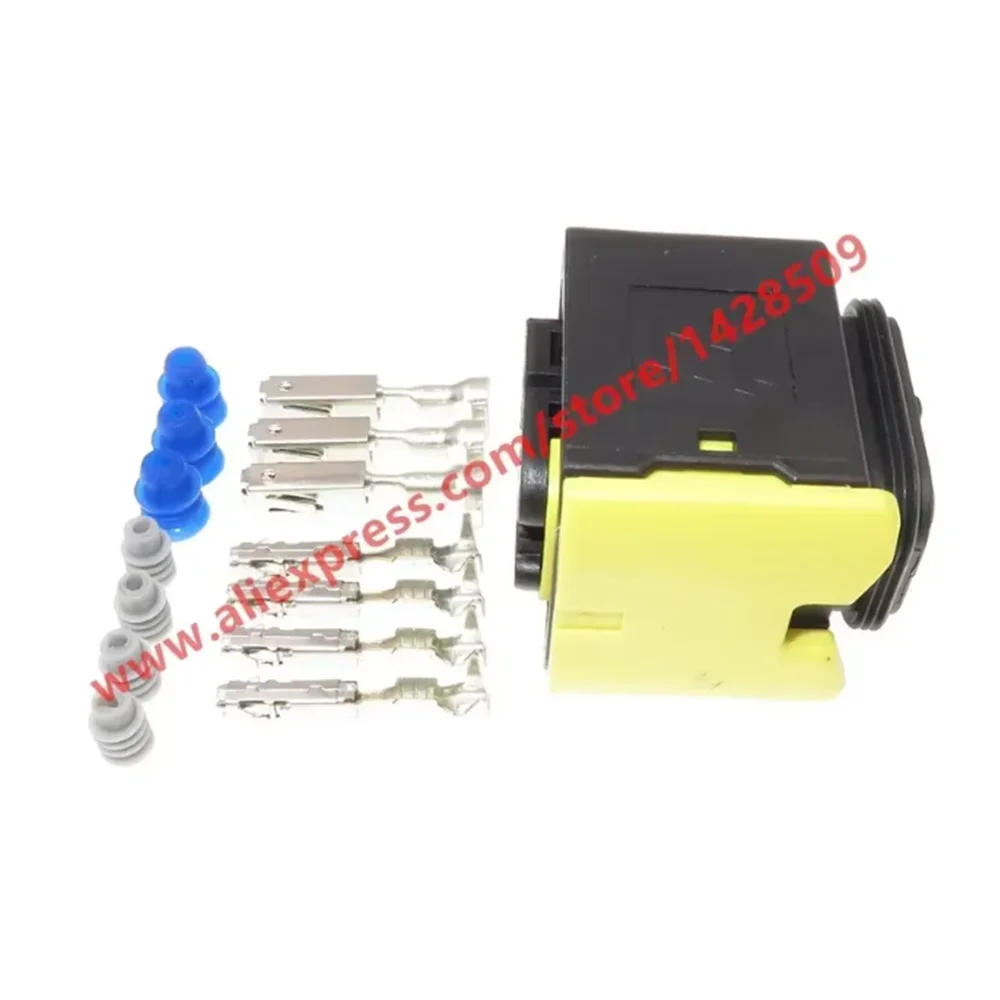 1 Set 7 Pin Way Waterproof Heavy Duty Truck Sealed Plug Automotive Female Connector 1-1418480-1