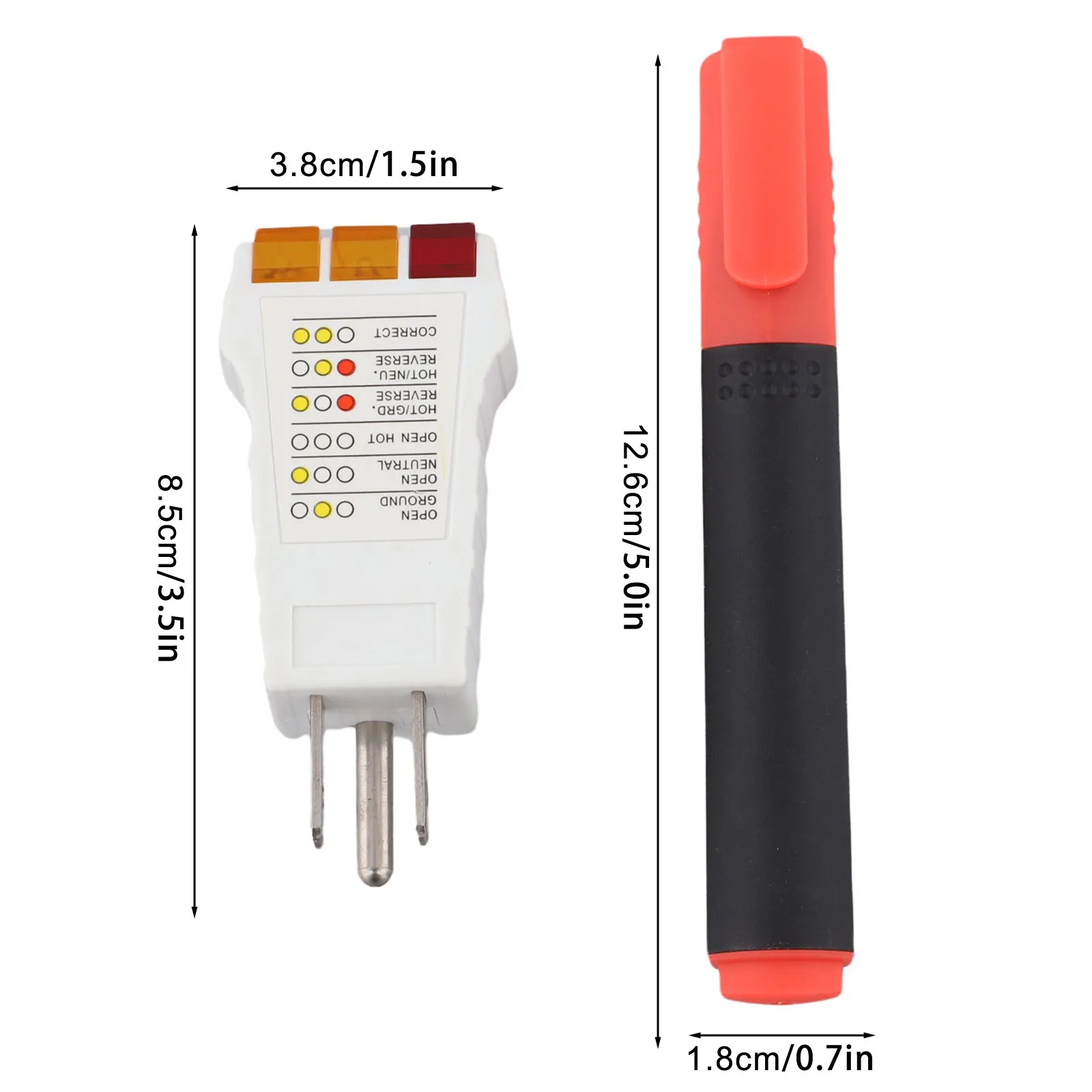 Conductivity Test Pen And Socket Tester Kit For Grounding Lugs Mats Blankets Electrical Outlet Wiring Diagnosis Detector